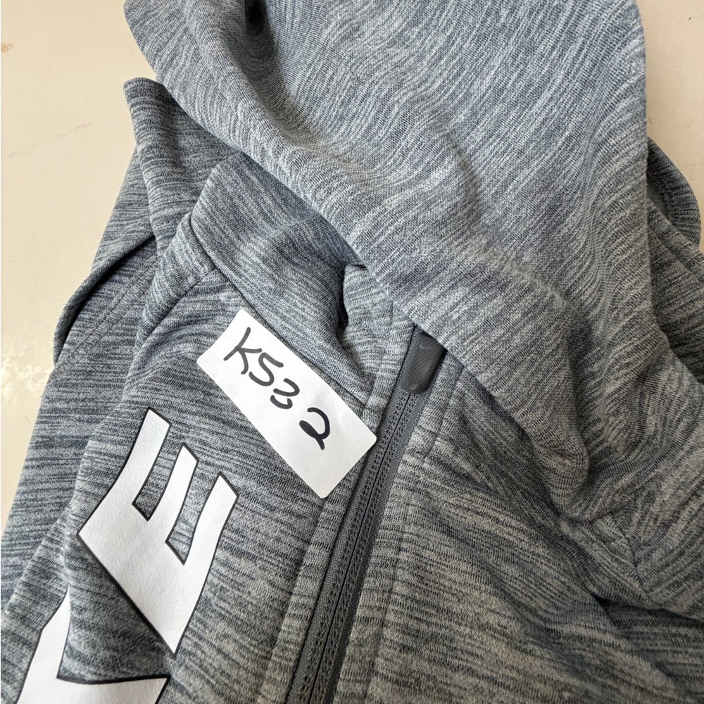 Nike Gray Kids Hoodie - Picture 8 of 8